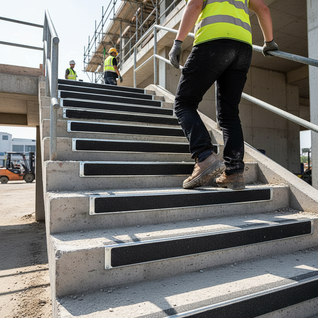 Premium Heavy Duty Anti Slip Bolt Down Plates for Non Slip Stair Treads - Weatherproof Aluminium with Multiple Size Options