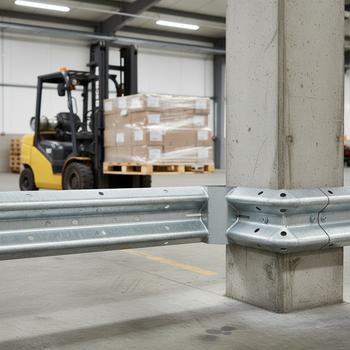 Premium Flexible Fabricated Internal Corner Barrier in Galvanised Steel for Enhanced Safety in Industrial Environments
