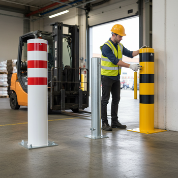 Premium Heavy Duty Steel Bollards Ø152mm - Ø323mm for Maximum Impact Resistance and Security in High-Risk Areas