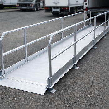 Vehicle Accessible Ramps – 5790mm Length – Handrails – Commercial Use