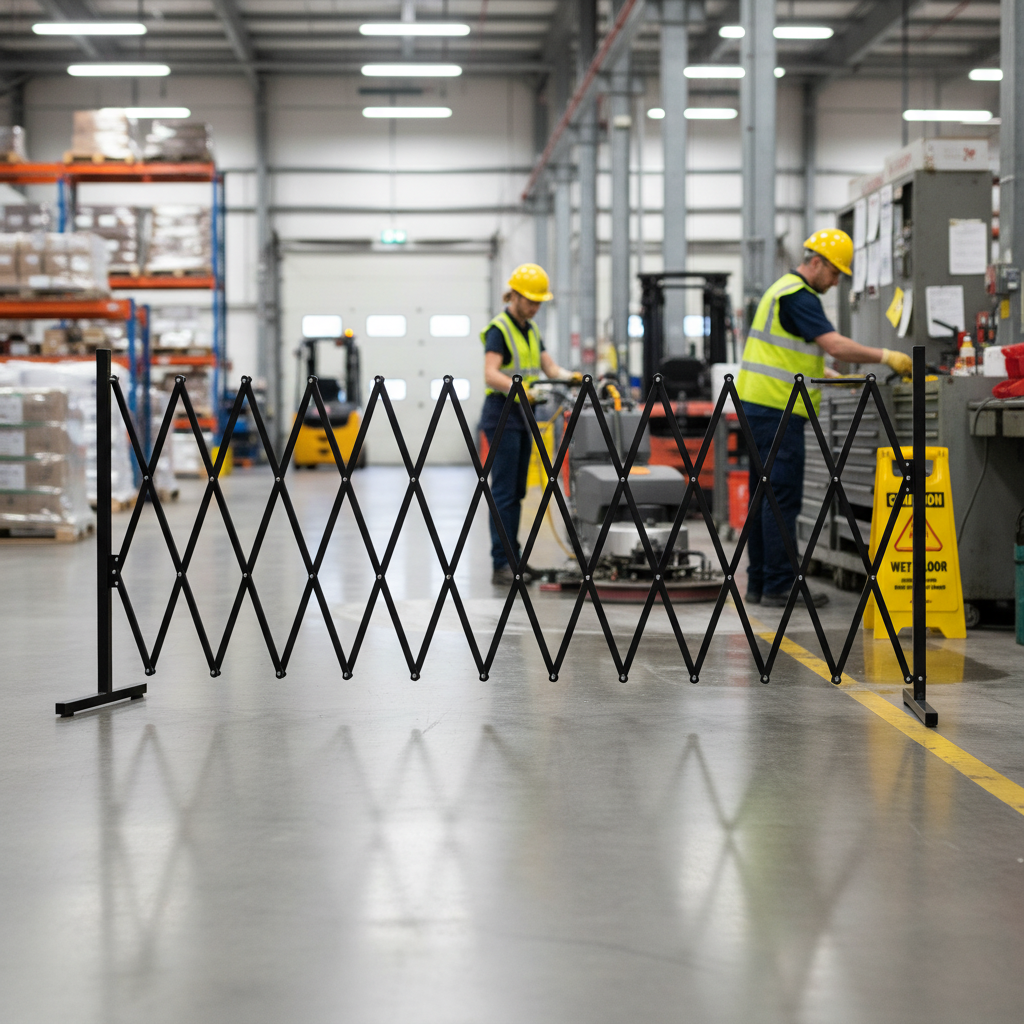 Premium Expanding Barrier 270 cm - Compact, Lightweight, and Durable for Effective Crowd Management