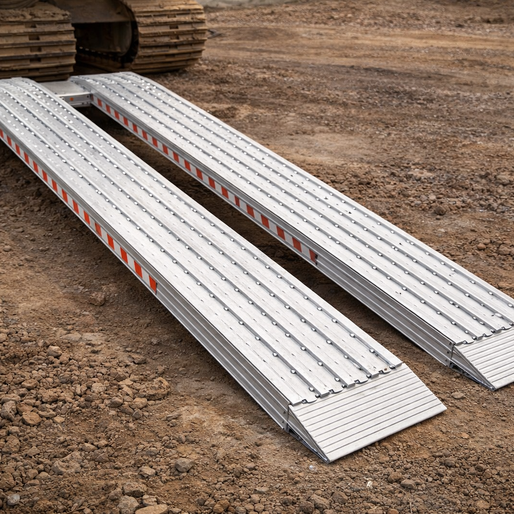 Heavy Duty Loading Ramps – 4000mm x 450mm – 14,000kg Capacity – Industrial