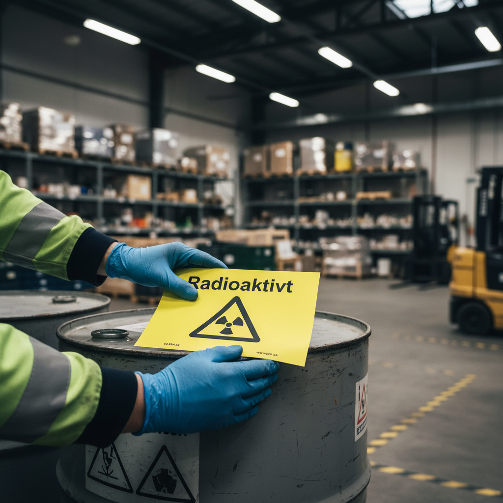 Premium Radioactive Warning Sign - Durable Self-Adhesive, Plastic, Magnet, and Aluminum Options for Safety Awareness