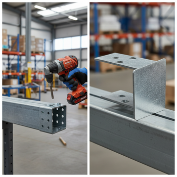 Premium Flat End Cap for Open Box Beam Barrier - Galvanised Steel Construction with Secure Fixings