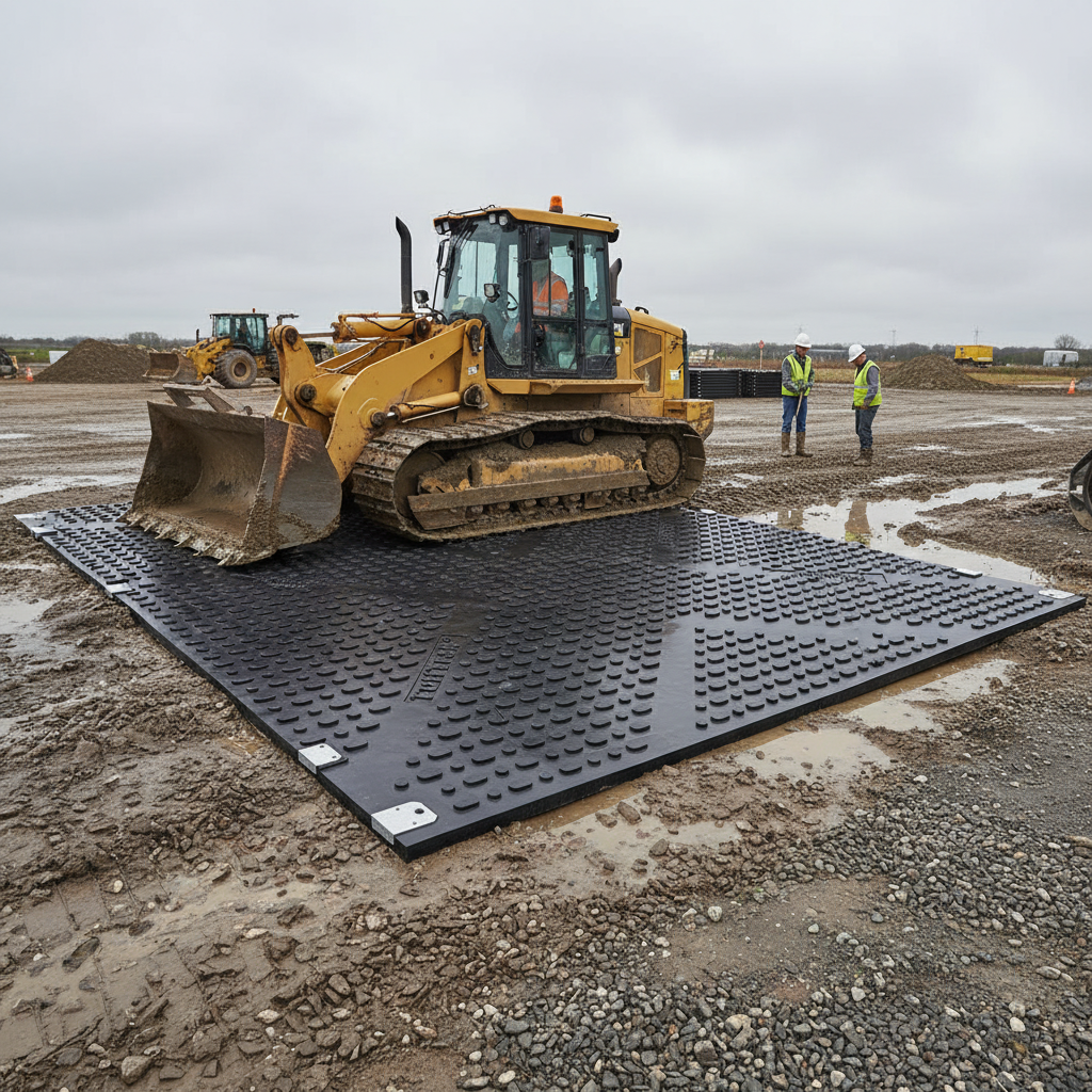 Professional Heavy Duty Ground Mat 3000x2500mm - Durable Access Solution for Medium-Heavy Vehicles with... | Barriers Co