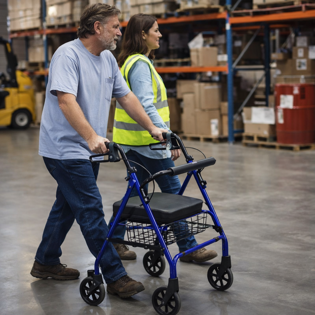 Heavy Duty Rollator – 12kg – 227kg Capacity – Mobility Aid