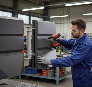 Premium Flexible Coupling Joint for Concrete Elements - Robust Construction with 70 Degree Angle Capability