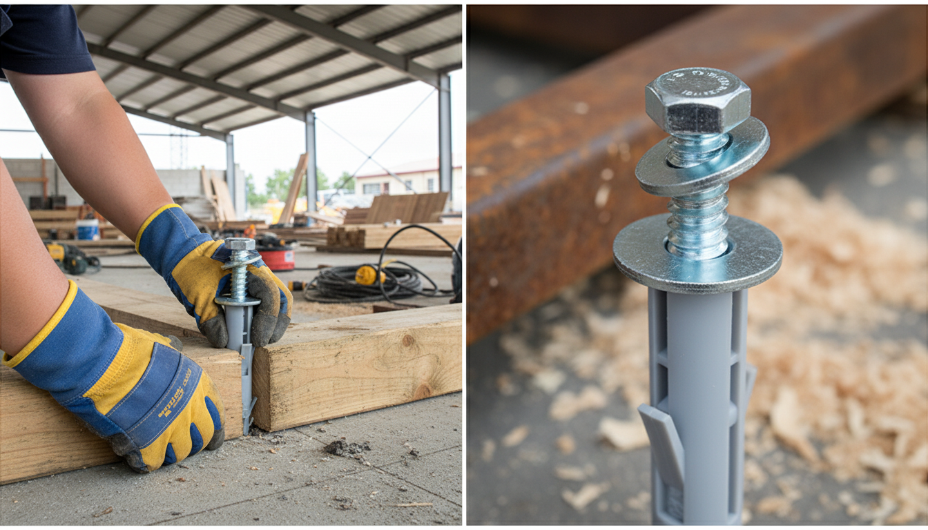 Premium High-Performance Fastening Set for Ground Sills - Galvanized for Corrosion Resistance and Long-Lasting Durability