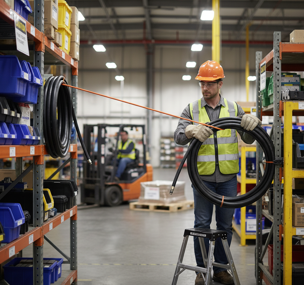 Premium Cord Strap Clip with Elastic and Built-In Magnet for Secure Attachments - High-Quality Professional Grade for Industrial and Commercial App...