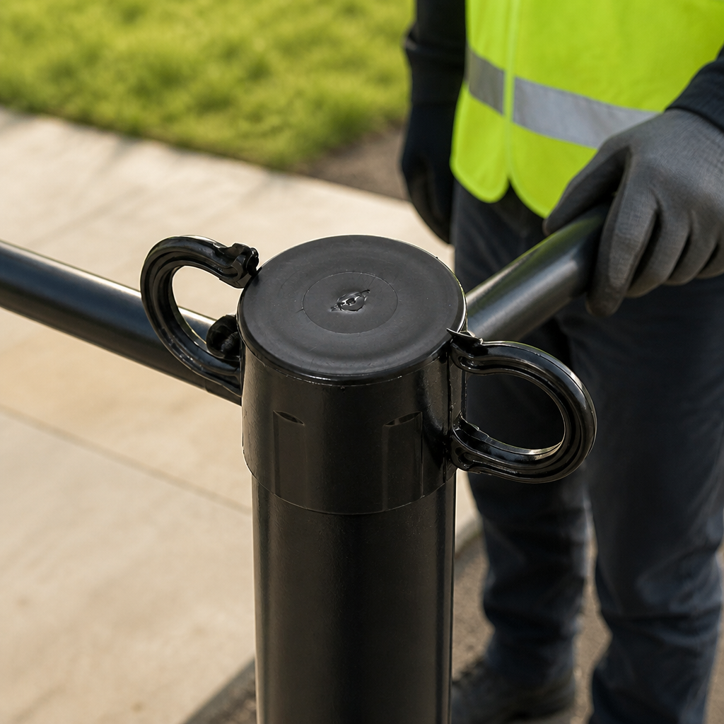 Replacement Post Cap for 48mm Posts in Black or Red