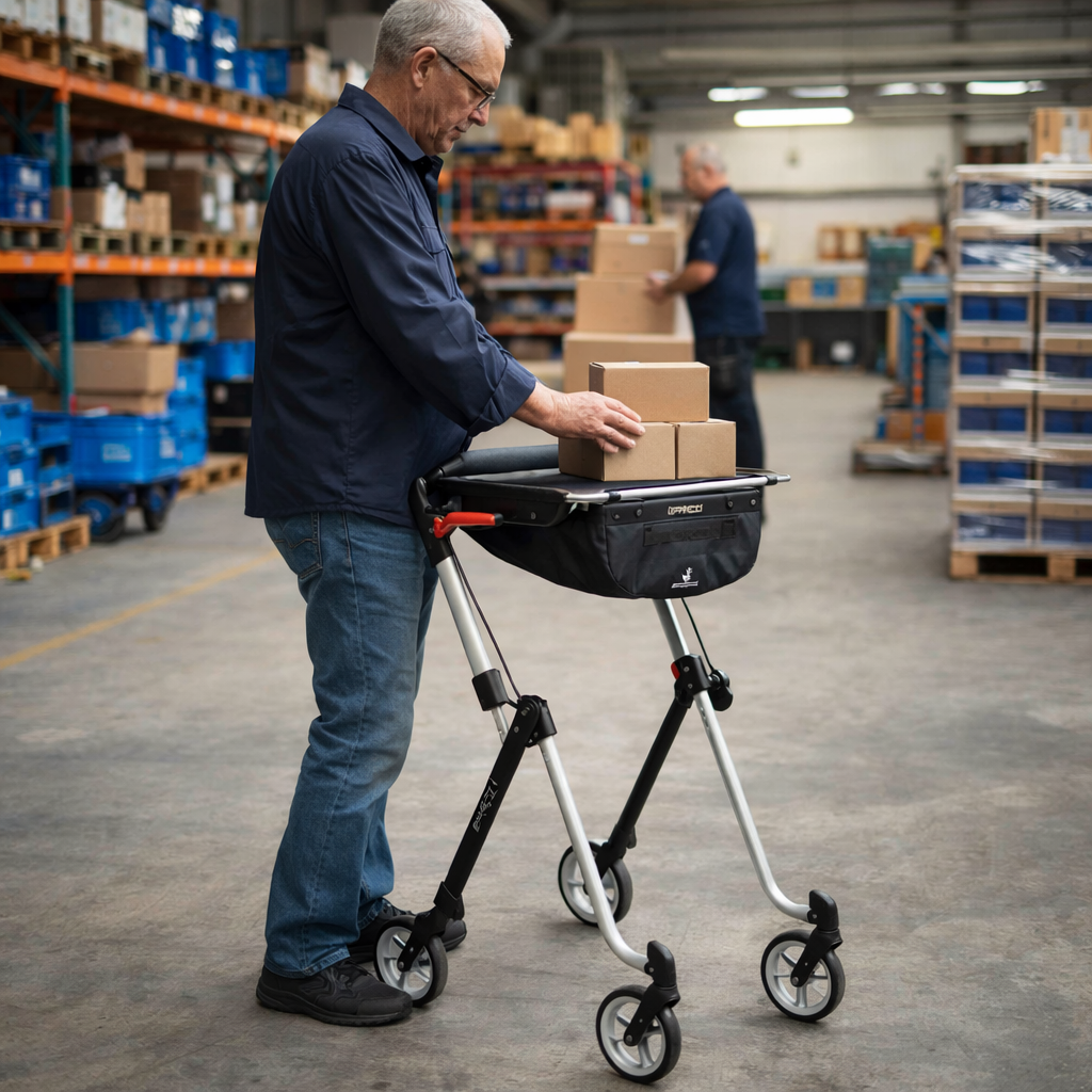 Indoor Rollator – Adjustable – Lightweight – Senior Mobility