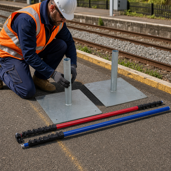 Blue Height Restriction Kits for Rail Industry