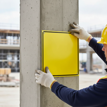 Professional Warning Sign for Crane Operation - Durable Materials, Multiple Sizes, Easy Installation