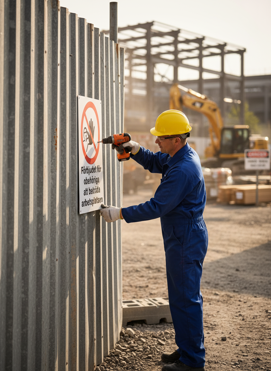 Premium Prohibition Sign - Restricted Access for Unauthorized Personnel in Multiple Sizes and Materials for Workplace Safety