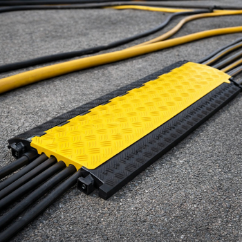 Cable Protector – 1000mm x 280mm – 6 Channels, 2000kg Capacity – Indoor/Outdoor