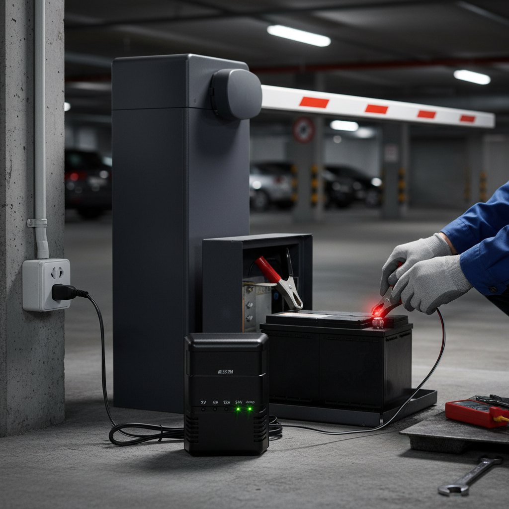 Premium Battery Charger for Automatic Boom Barrier - High-Performance Charging Solution for Heavy Use and Shaded Areas | Barr
