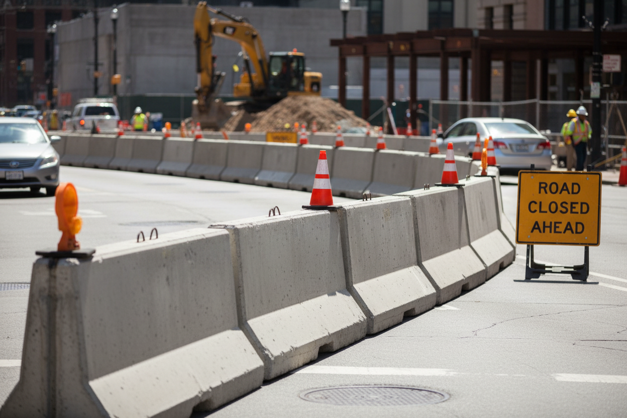 Premium Heavy Duty Jersey Barrier – Concrete Traffic Separation with Quick Installation for Safety and Protection