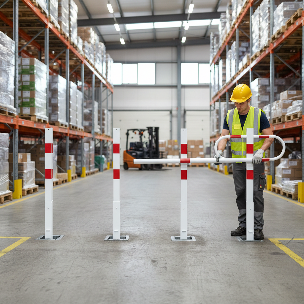 Premium Removable Passage and Car-Park Barrier with High Visibility and Sturdy Construction for Parking Areas and Driveways