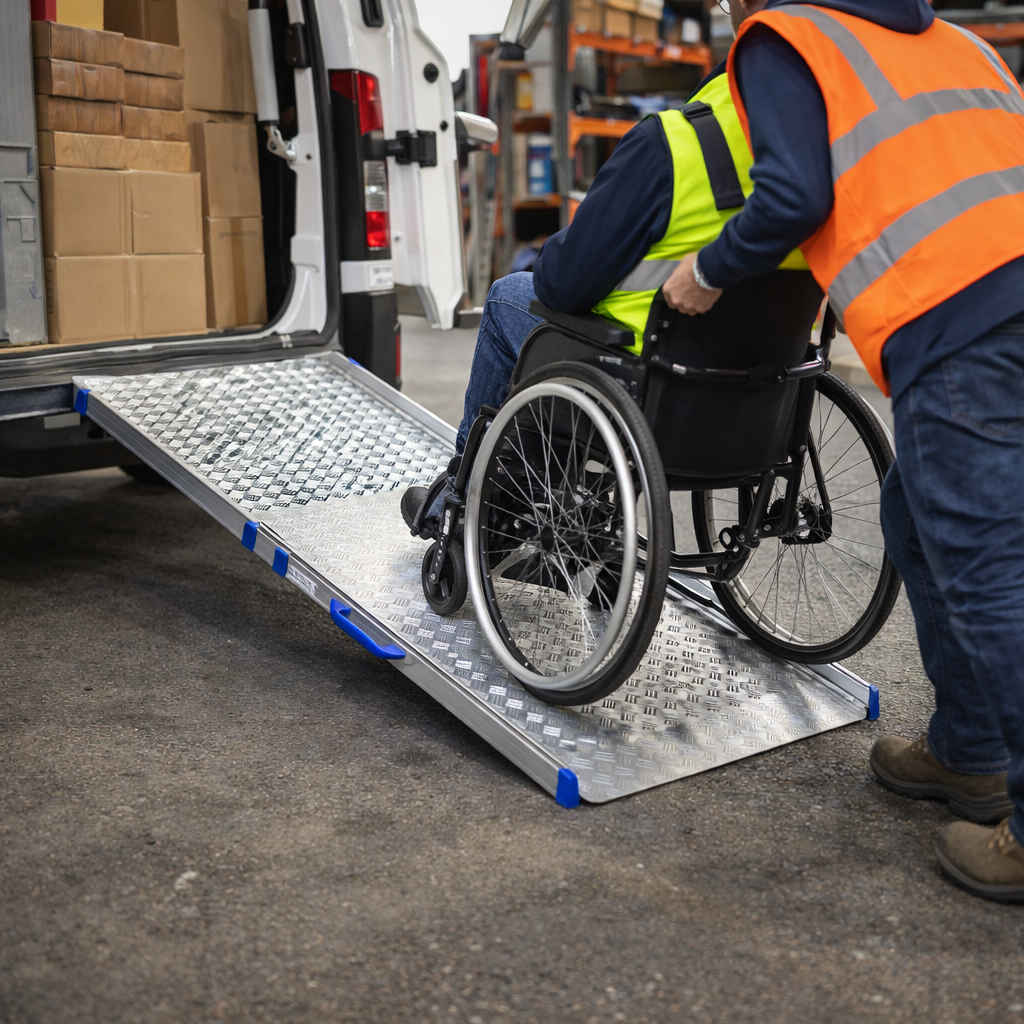 Foldable Ramp – 400kg Capacity – Wheelchair & Mobility Access