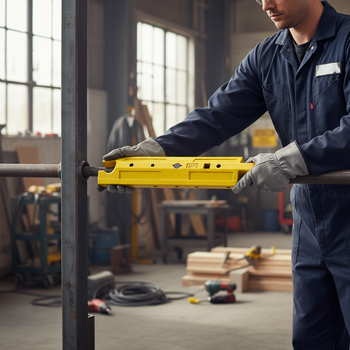 Premium Middle Element in Bright Yellow - Versatile Component for Various Applications
