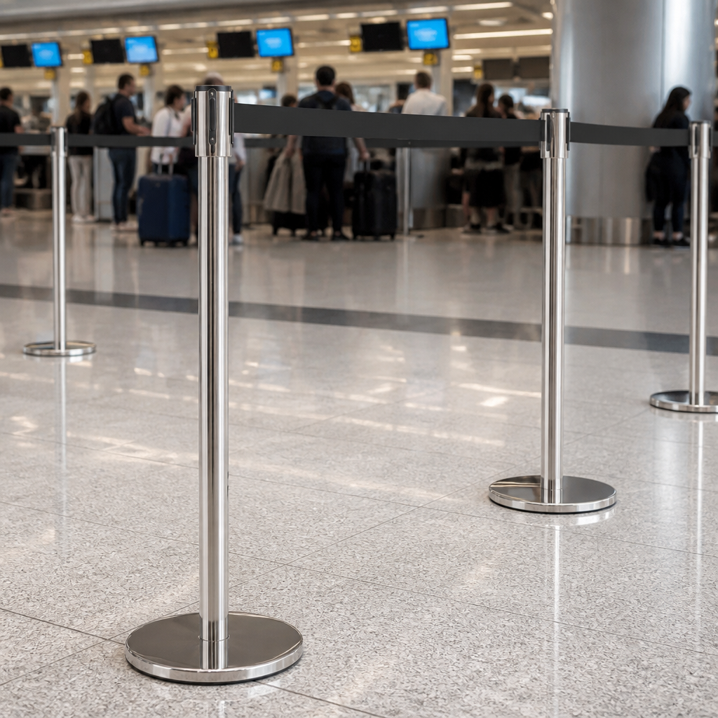 Belt Barrier System 3.4m for Airports & Retail Outlets