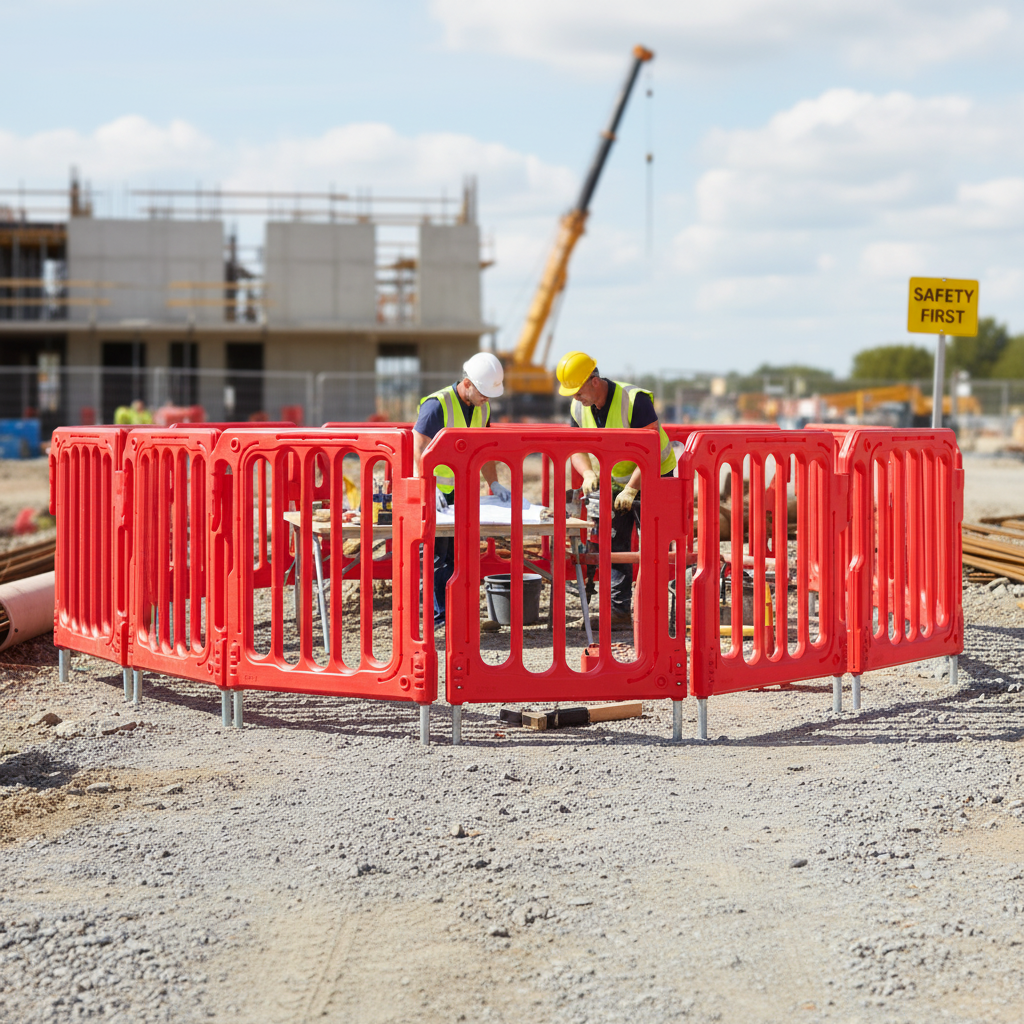Premium DoubleTop Safety Barrier - High-Performance, Durable, and Versatile Traffic Control Solution - Detail View | Barriers
