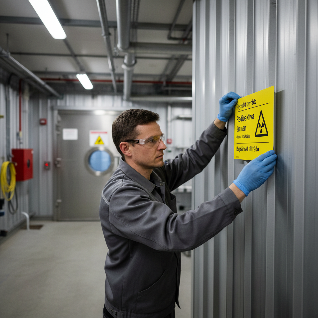 Premium Warning Sign for Radioactive Material - Durable PVC, Magnetic, and Aluminum Options Available