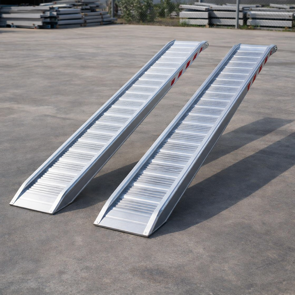 Aluminium Loading Ramps – 4000x360mm – 3435kg Capacity – Plant & Digger Use