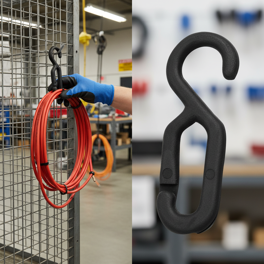 Premium 8mm Plastic Chain Hook Link - Durable, Weather-Resistant S-Hook for Indoor and Outdoor Use in Various Colors