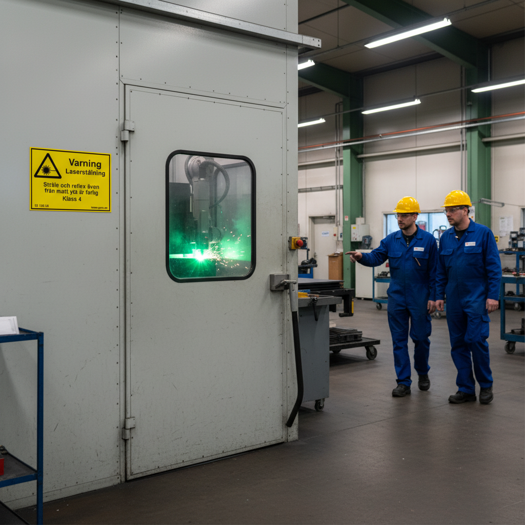 Premium Warning Sign for Laser Radiation Class 4 - Durable and Easy to Install Options