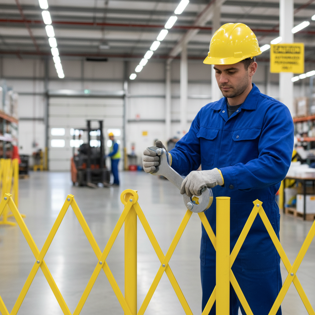 Premium Heavy Duty Linking Kit for Expandable Barrier Gates - Lockable Access Control System... - side view | Barriers Co