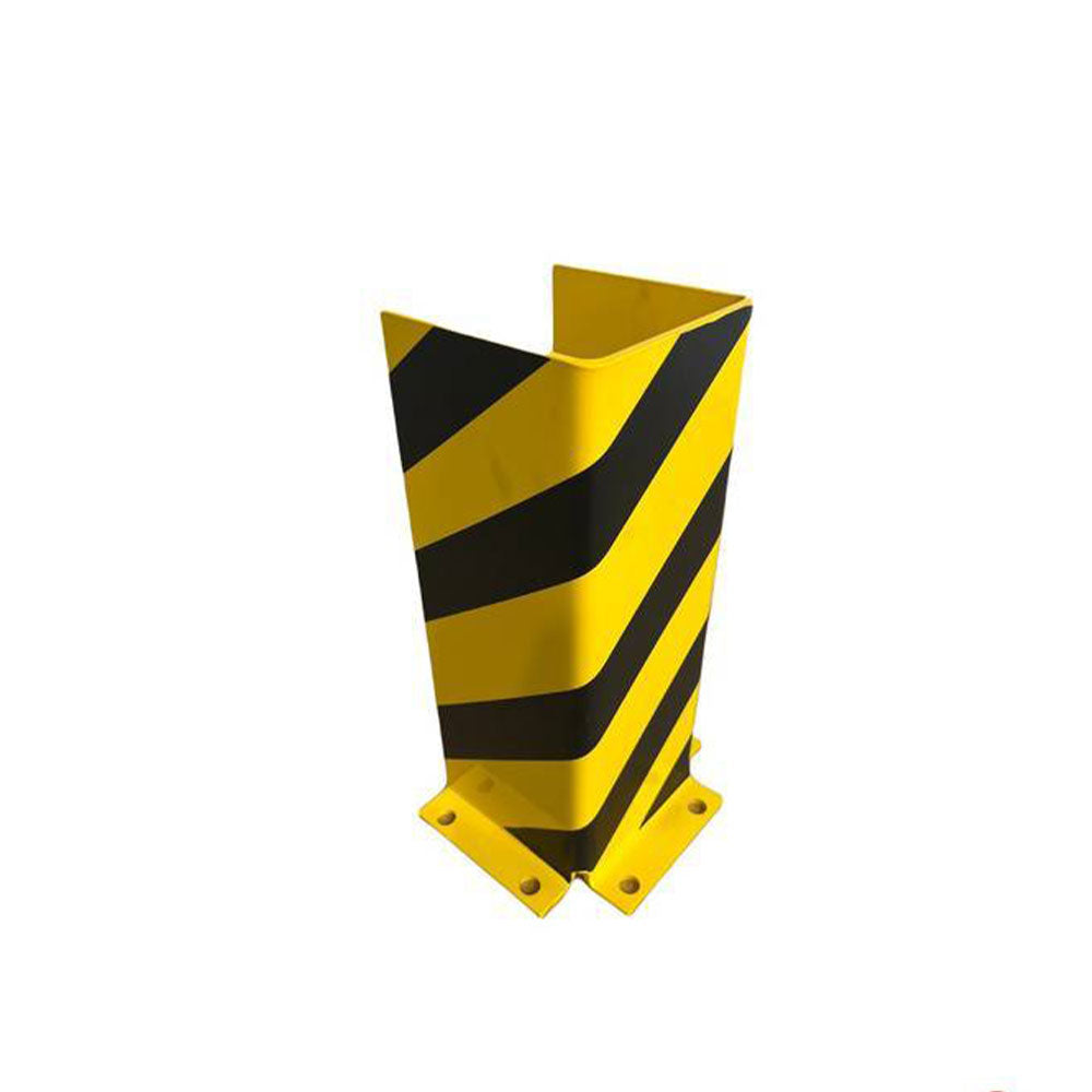 Black Bull Pallet Rack End Frame Protectors Design for Warehouse Safety