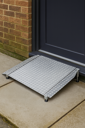 Adjustable Threshold Bridge Ramp – Portable Aluminum Transition Ramp for Vehicles, Wheelchairs & Scooters