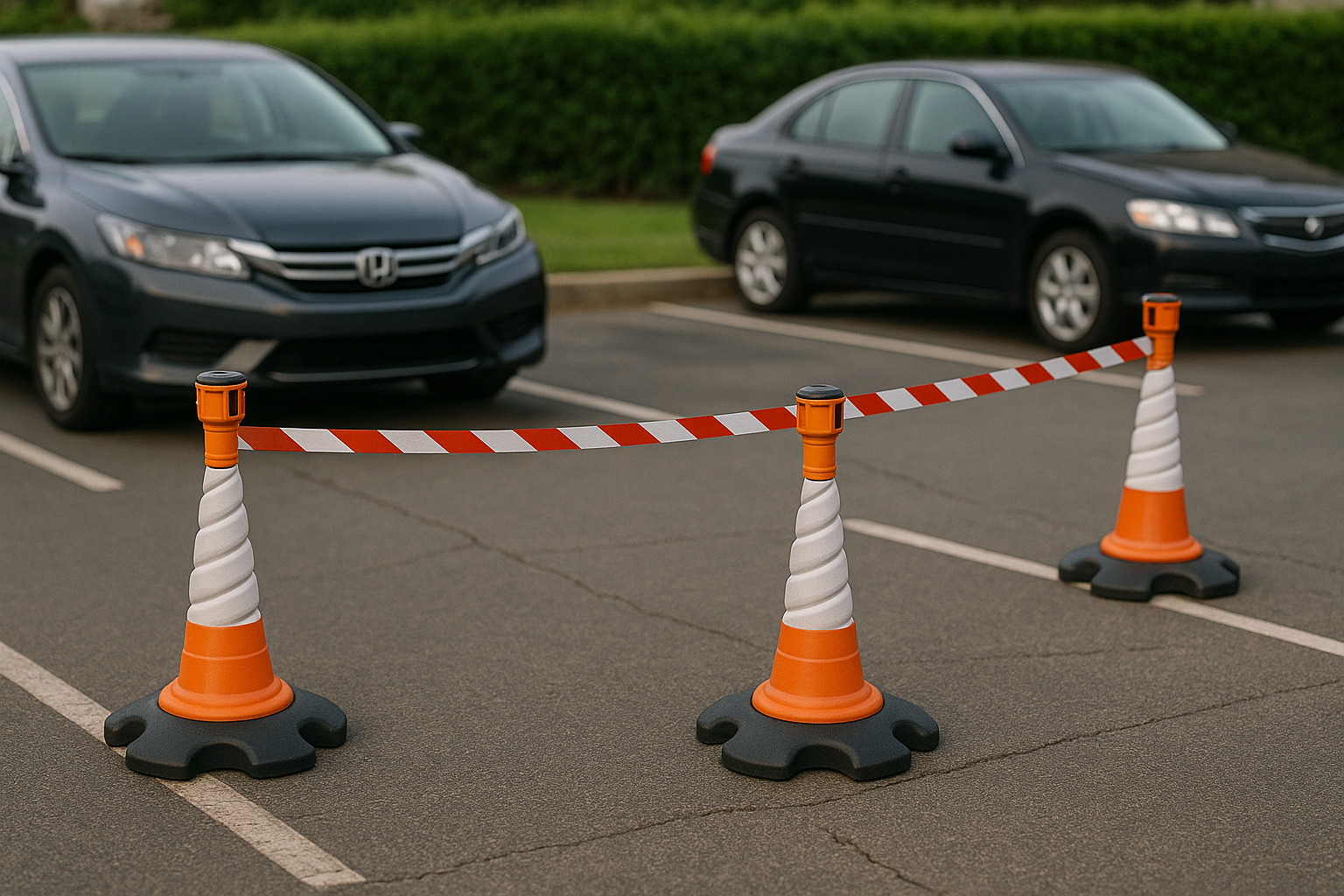 BarrierPlus® 27m Retractable Cone Topper Kit 2
