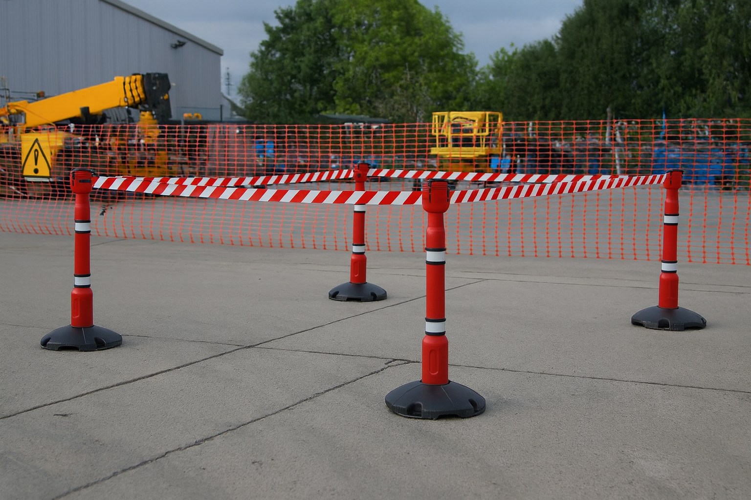 BarrierPlus 36m Premium Retractable Safety Barrier Kit (KIT05) 4