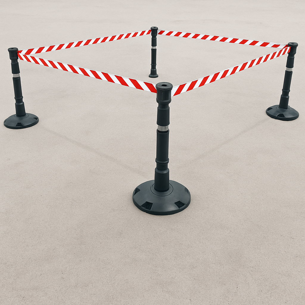 BarrierPlus 36m Premium Retractable Safety Barrier Kit (KIT05) 5