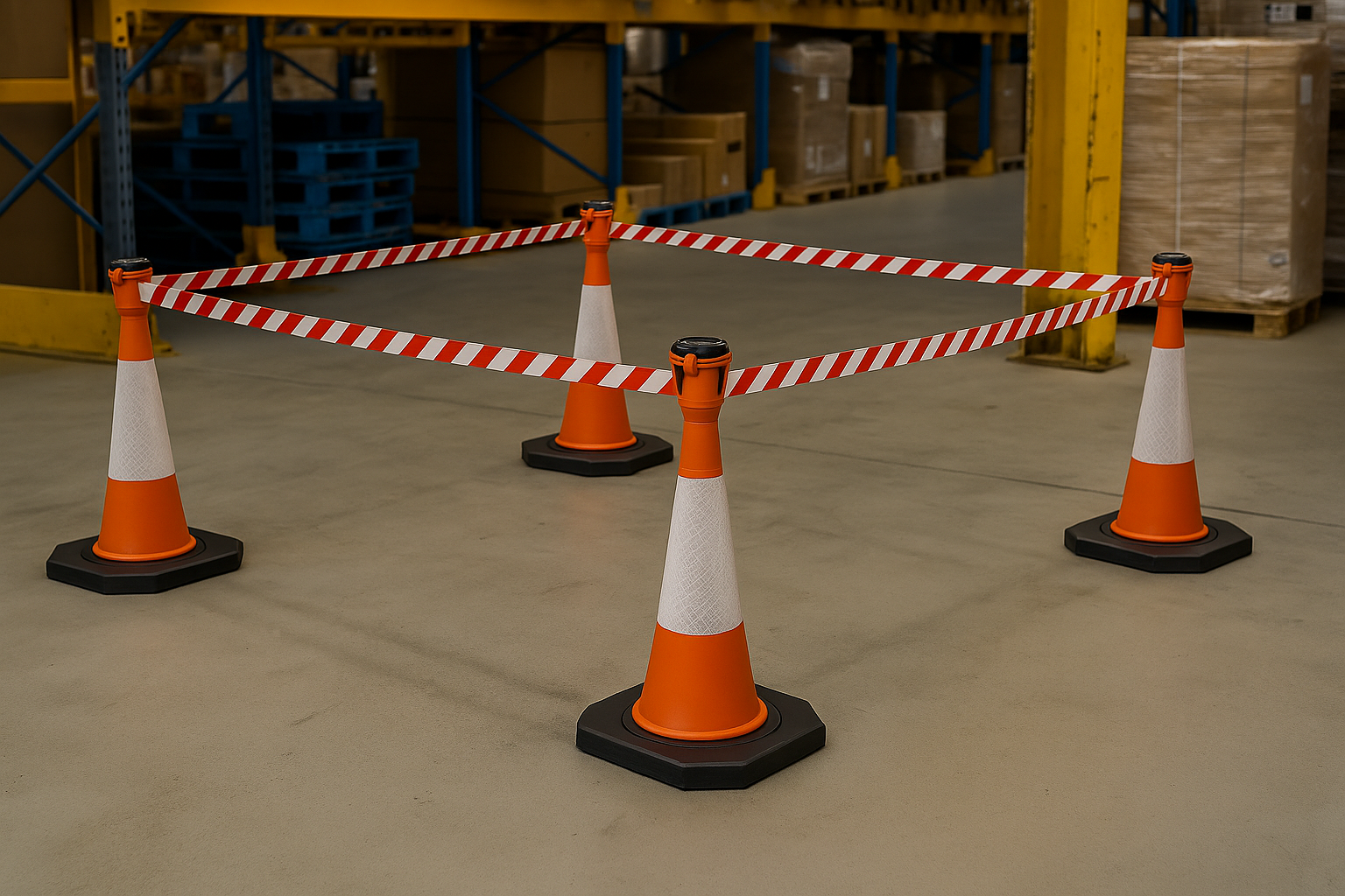 BarrierPlus 36m cone top retractable barrier kit (KIT12)BarrierPlus® 36m Cone 2