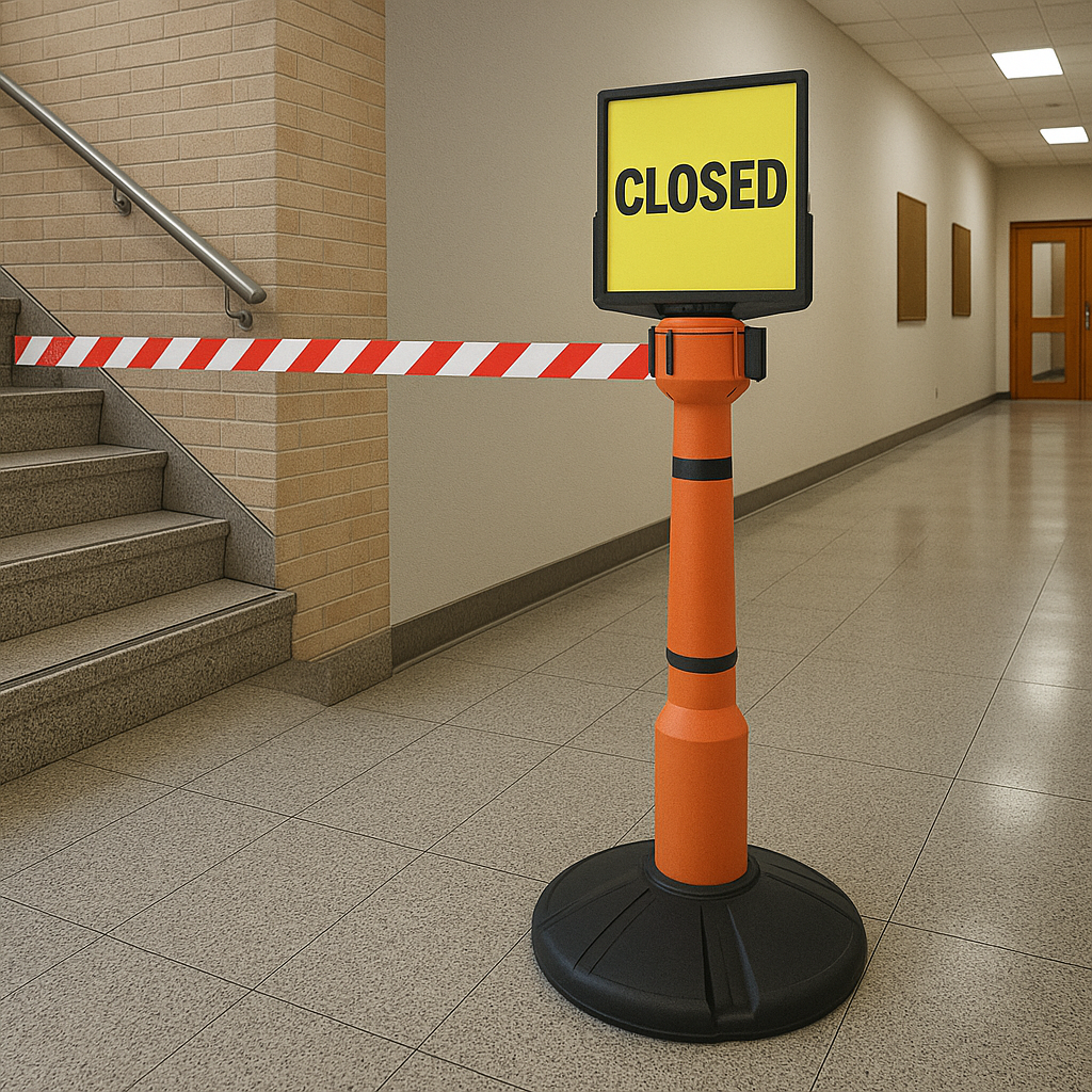 BarrierPlus® XS Retractable Barrier Unit 1