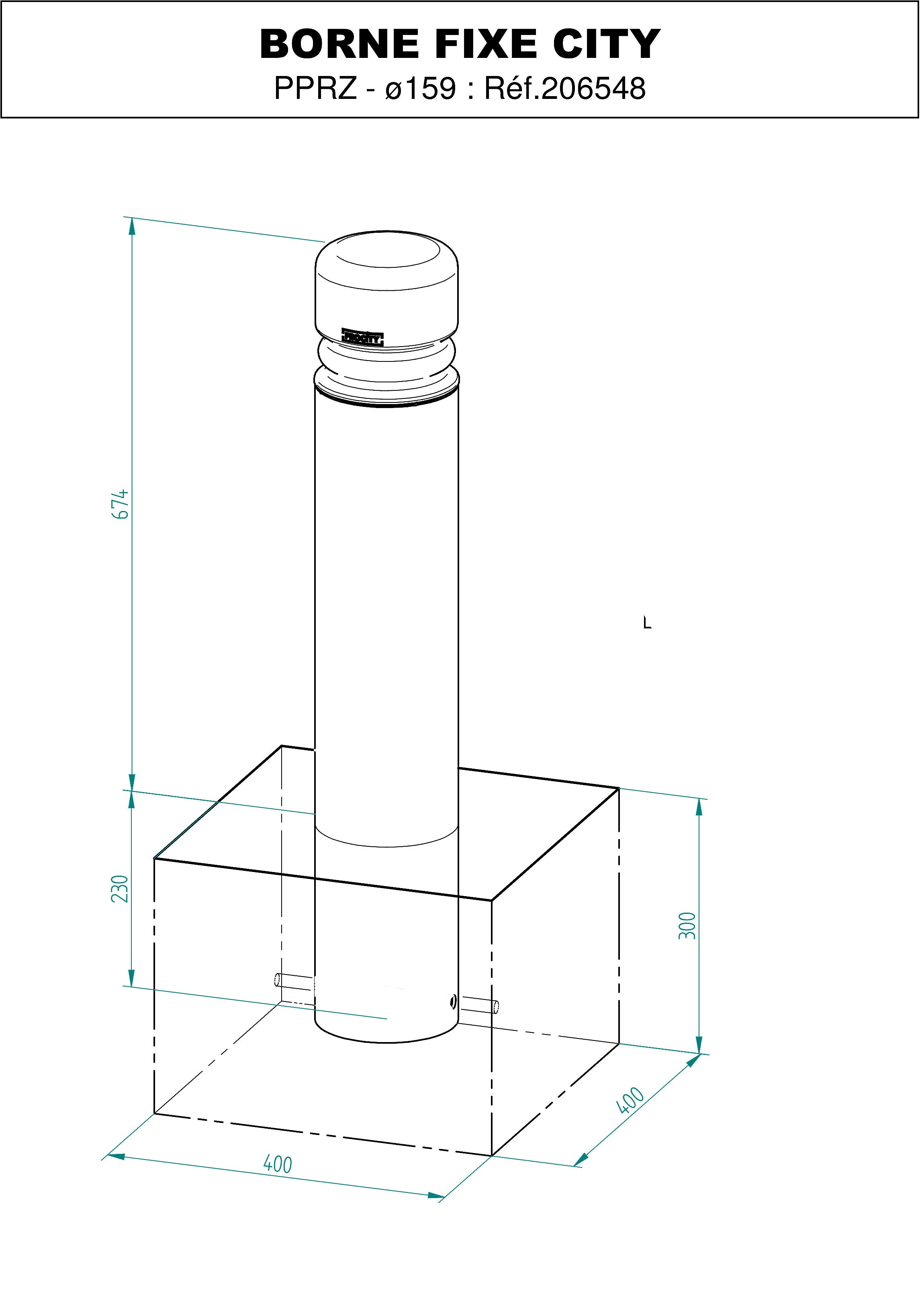 Classic Style City Bollard Durable Steel Design for Versatile Urban Landscapes