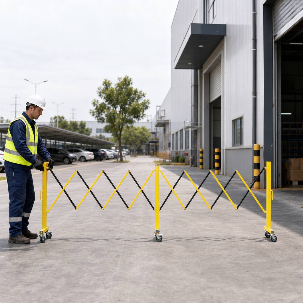 Expanding Gate on Wheels 4.9m for Crowd Control