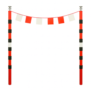 GS6 Telescopic Poles & Bunting – Height Safety Kit