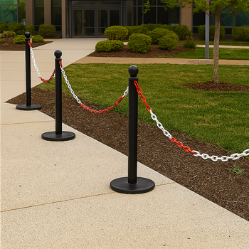 Heavy-Duty 6mm Galvanised Steel Barrier Chain – 15 Metres