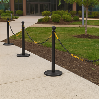 5m Steel Barrier Chain – Heavy-Duty Metal Link for Safety & Separation