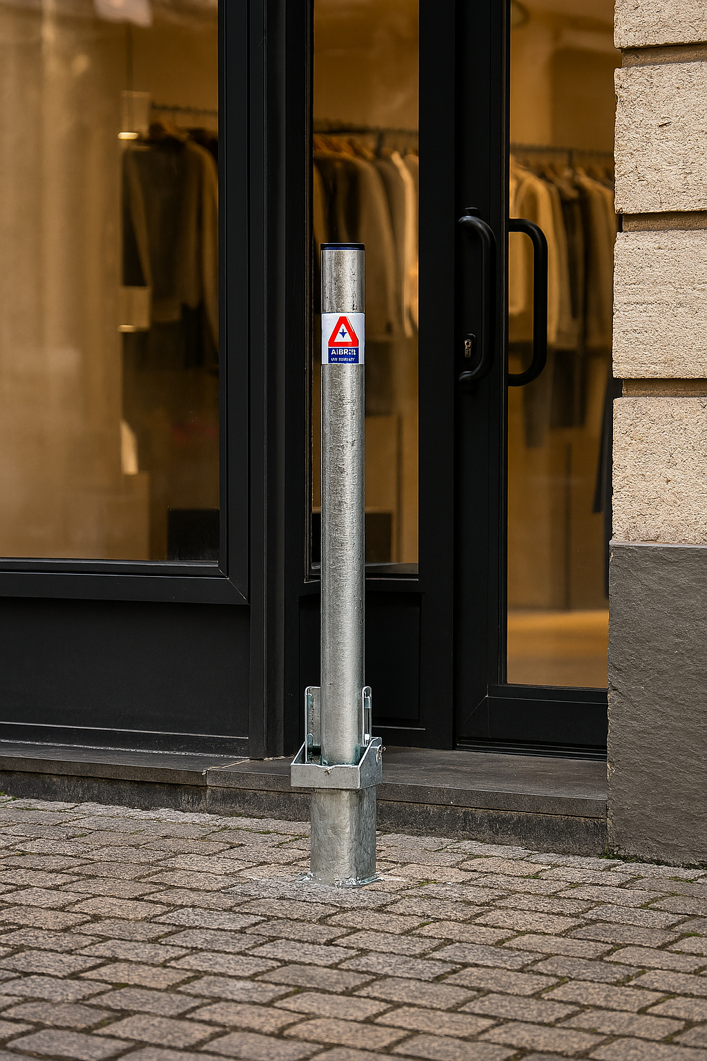 Heavy-Duty 750mm Telescopic Removable Security Bollard 1