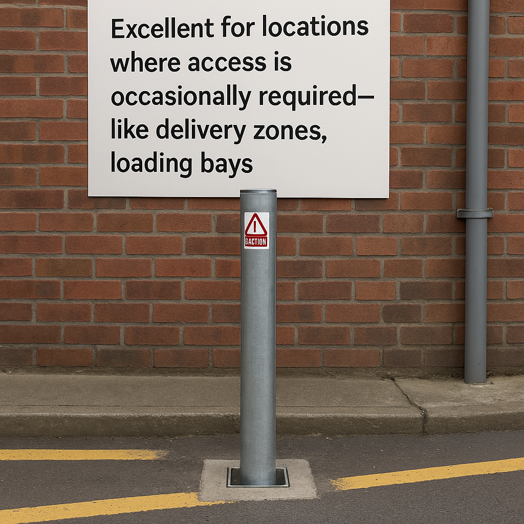 Heavy-Duty 750mm Telescopic Removable Security Bollard 5
