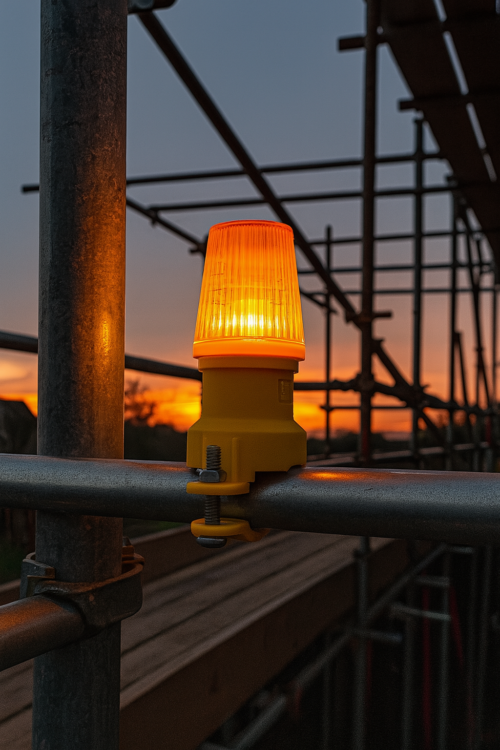 Heavy-Duty LED Site Safety Lamp  1