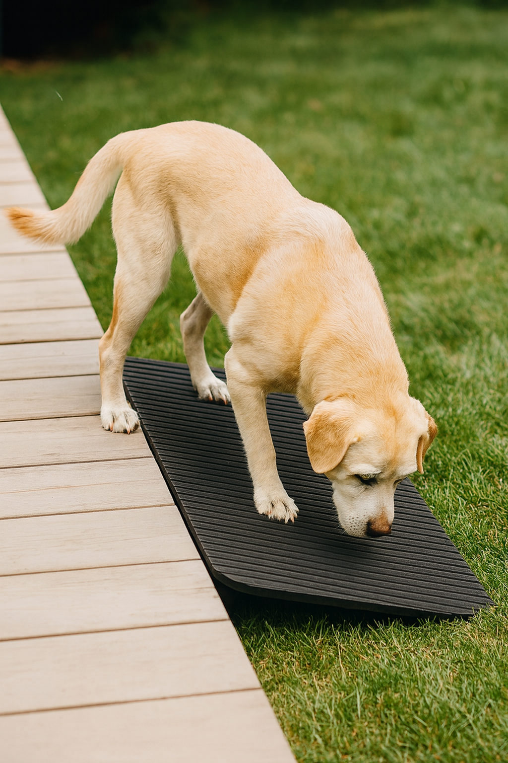 Heavy-Duty Rubber Pet Ramp 1