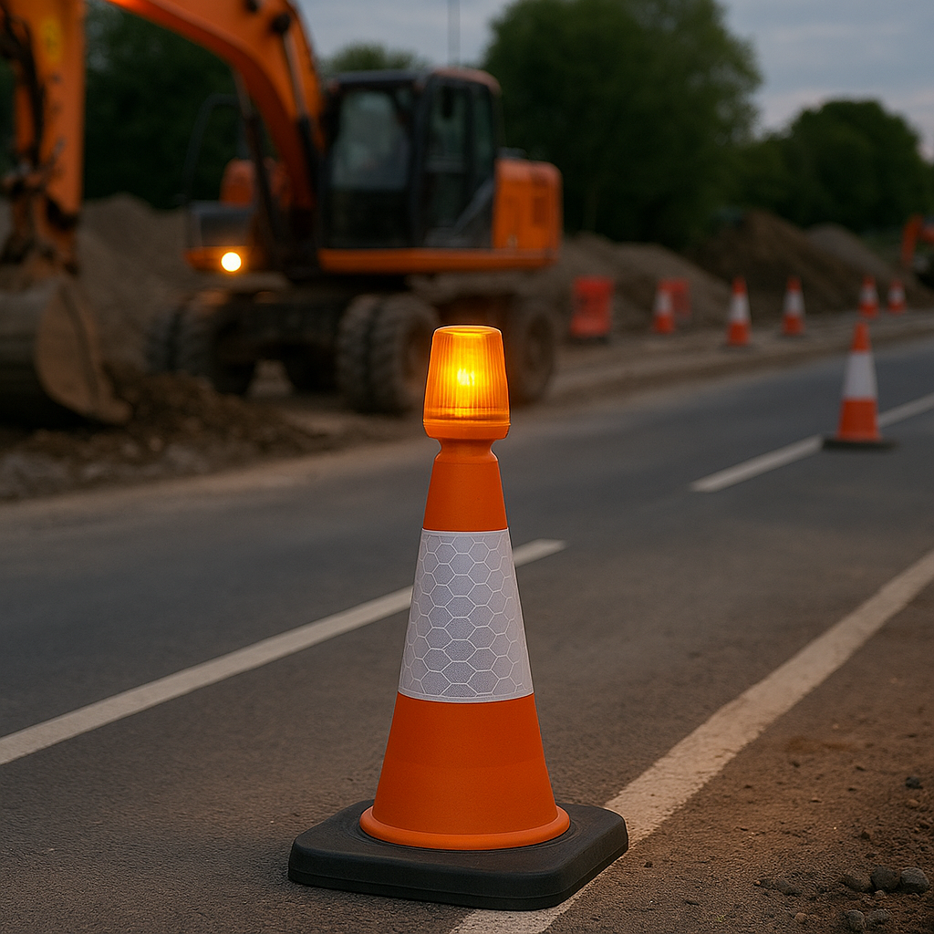 LED Traffic Cone Safety Lamp 1