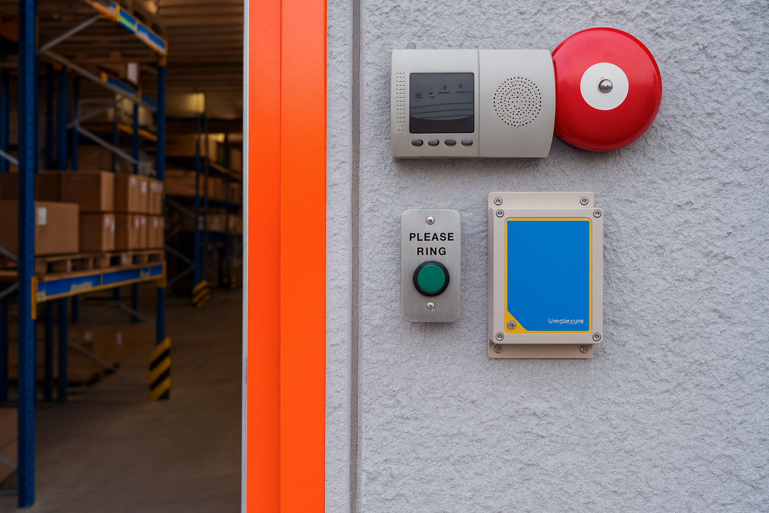 Long-Range 900 m Industrial Wireless Warehouse Doorbell Kit  1