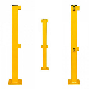 Black Bull MD Railing System End Post for Indoor Use